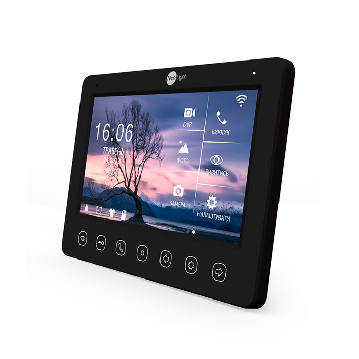 Відеодомофон NeoLight Kappa + HD WF Black