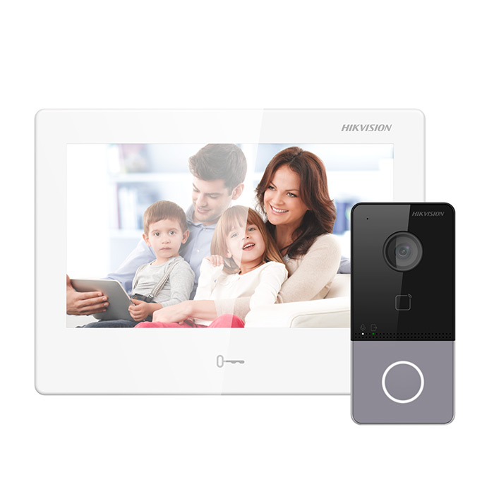 Комплект відеодомофону Hikvision DS-KH9310-WTE1 + DS-KV6113-WPE1
