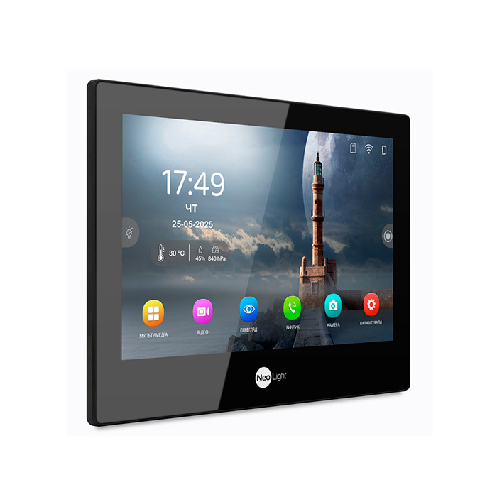 Відеодомофон NeoLight Alpha Hybrid Black