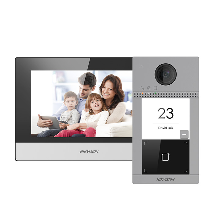 Комплект відеодомофону Hikvision DS-KIS604-P