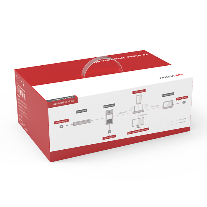 Комплект відеодомофону Hikvision DS-KIS604-P