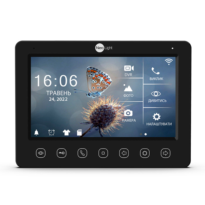 Відеодомофон NeoLight Kappa + HD WF Black