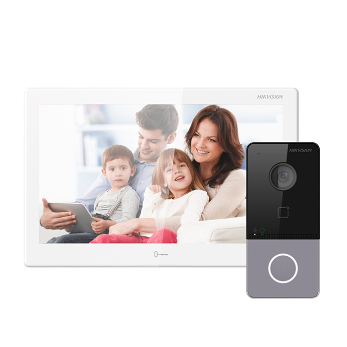 Комплект відеодомофону Hikvision DS-KH9510-WTE1 + DS-KV6113-WPE1